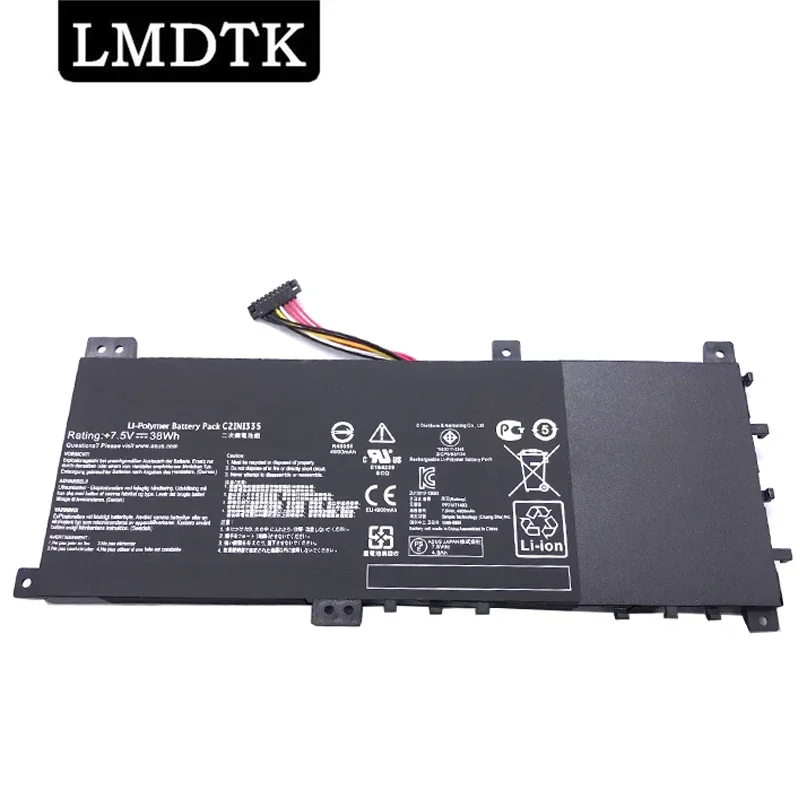 

LMDTK New C21N1335 Laptop Battery For Asus VivoBook S451 S451LA S451LB S451LN Series Ultrabook 7.5V 38WH