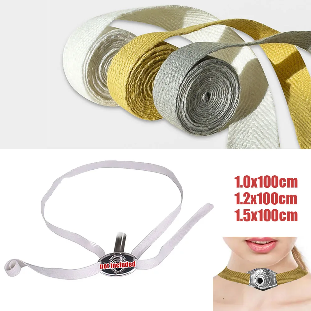 

1/1,2/1,5 X100 см веревка для трахеостомы, медицинская фиксация трахеи, ремень для трахеотомической трубки, ремень для фиксации трахеостомической трубки