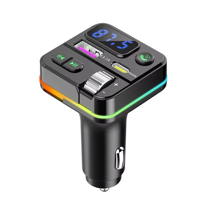 

Высококачественное автомобильное зарядное устройство Q27, автомобильный Bluetooth-приемник, поддержка громкой связи, автомобильное зарядное устройство USB Type-C