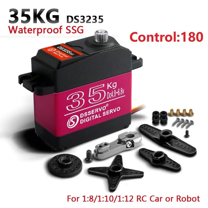 HOT Waterdichte Servo 20Kg 25Kg 30Kg 35Kg 40Kg Hoge Snelheid Servo Metal Gear Digitale servo RC Baja Servo Voor 1/8 1/10 RC Auto's