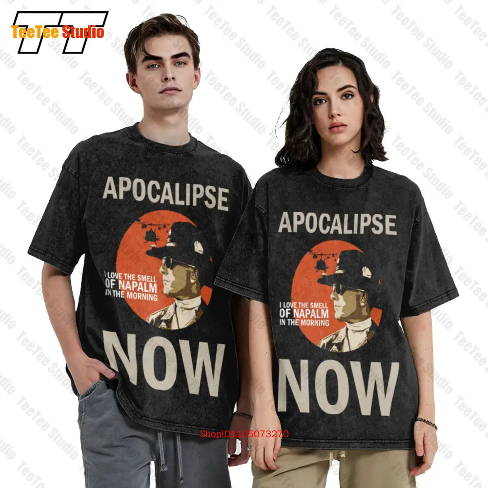 Apocalypse Now I Love The Smell Of Napalm In The Morning Poster Vintage Oversized T-Shirt G0K1