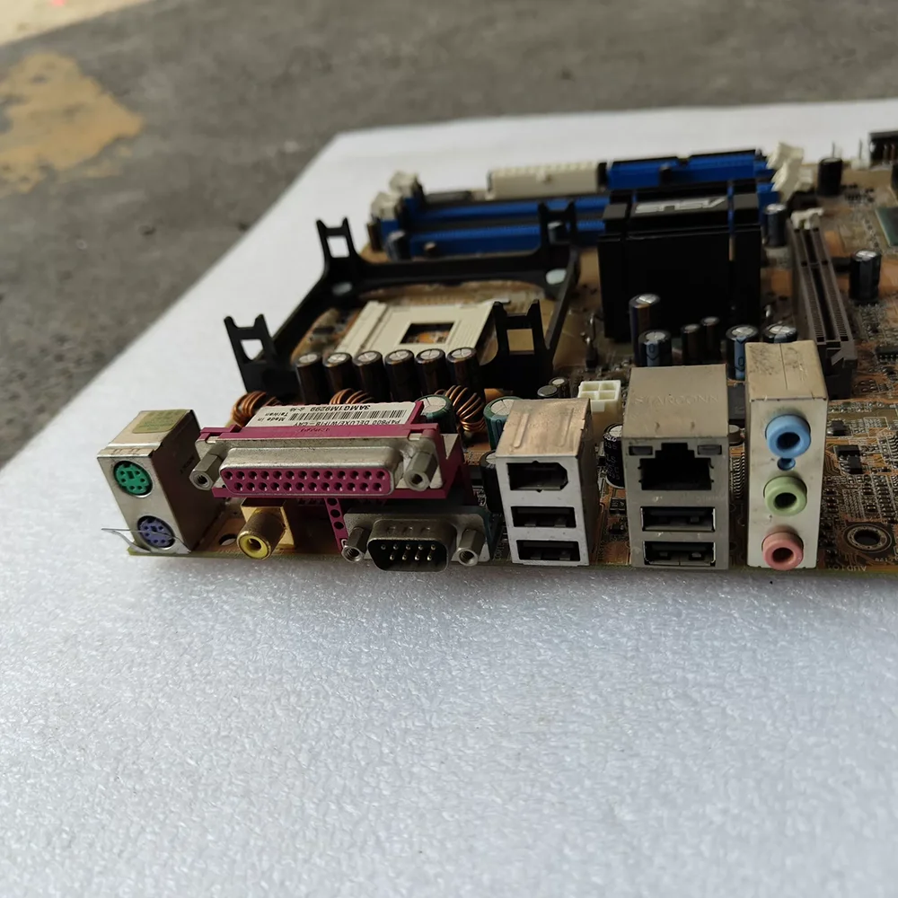 P4P800 865PE 5 PCI Slots LGA 478 Desktop Computer Industrial Control Motherboard