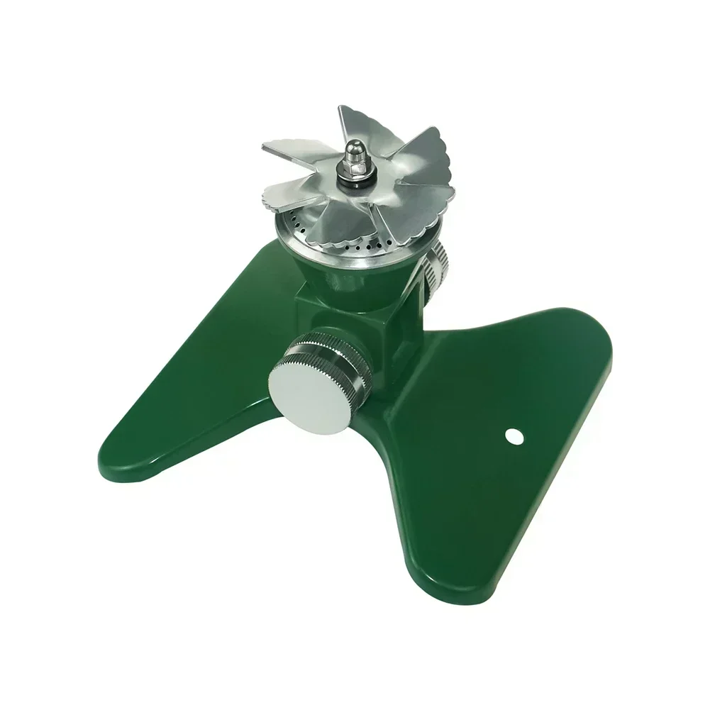 

Degree Rotation Garden Sprinkler Head Rotation Wide Spraying Area Zinc Alloy Enduring All Metal Construction High Water Flow