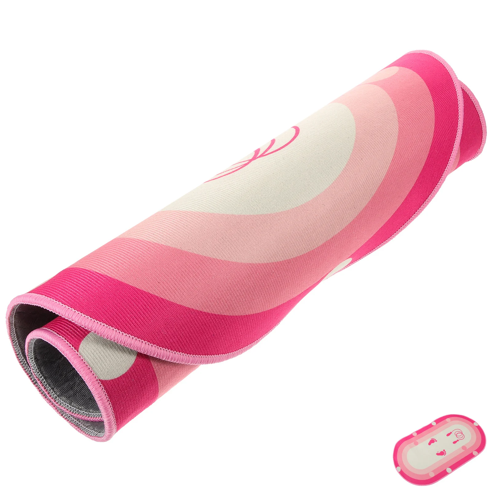 

Yardwe Yoga Mat for Women Thick Exercise Mat Gym Workout Folding Non Polyester Kids Fitness Mat Lightweight