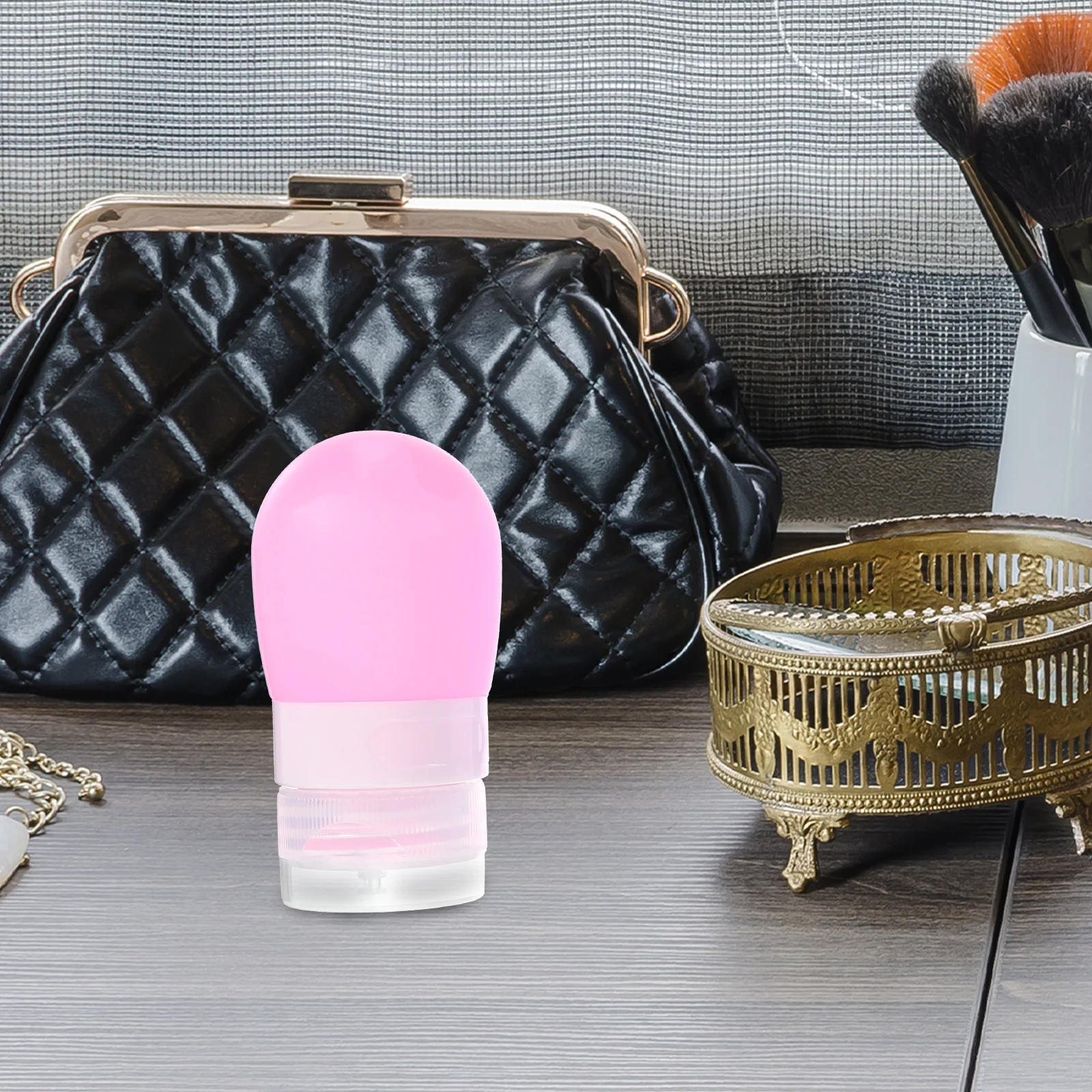 

6 Pcs Travel Pump Bottle Bottled Dispenser Toiletries Condiment Squeeze Bottles