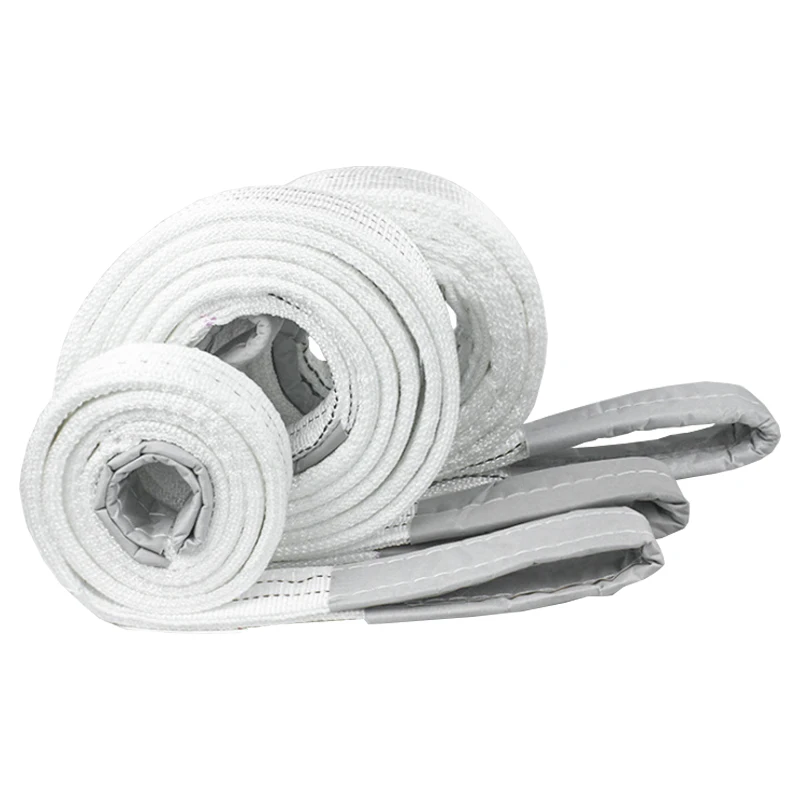 

Factory Direct Supply 1000KGS 4M 8M Flat Polyester Duplex Lifting Webbing Belt Flat Braided Lifting Sling Endless Lifting Belt