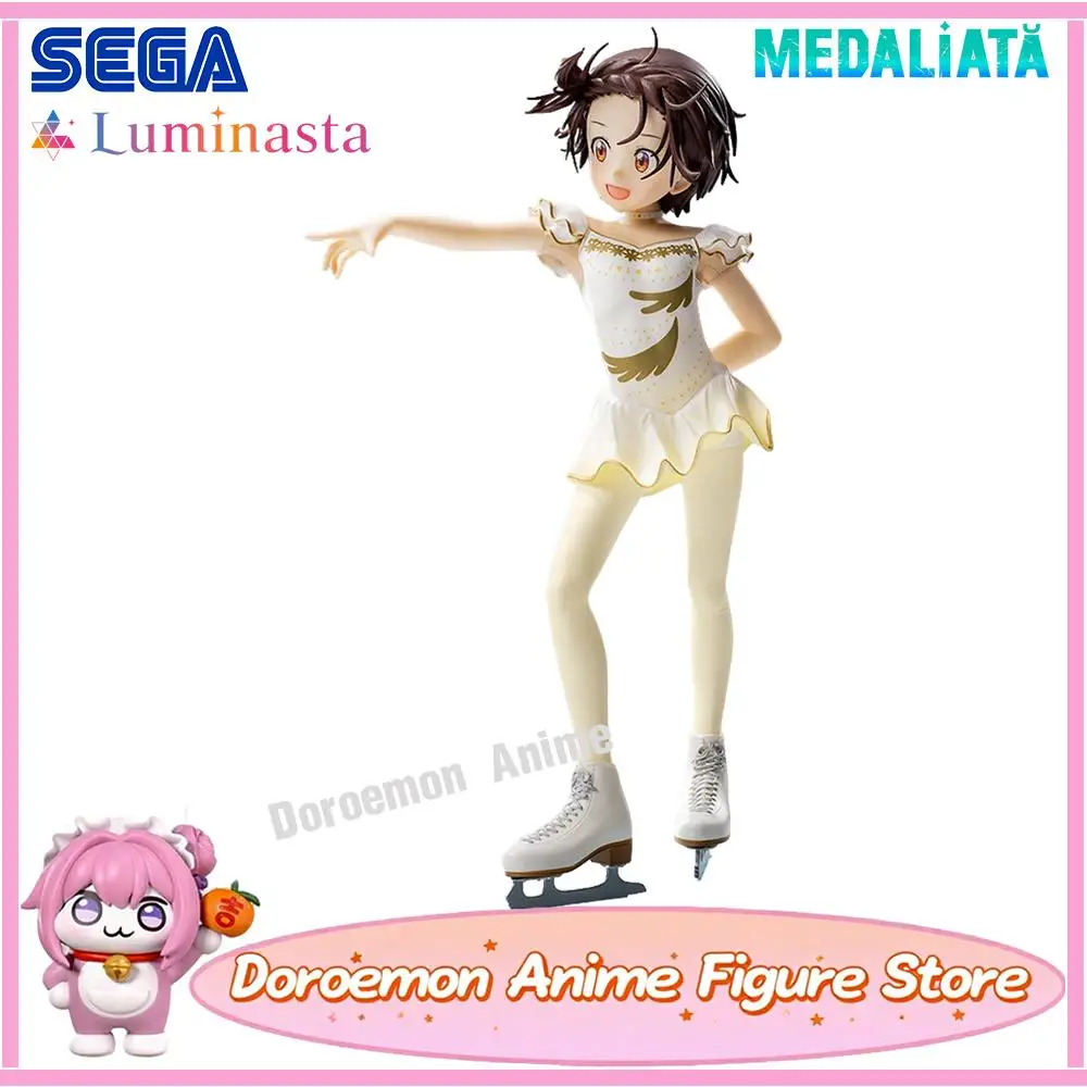 

In Stock Original Sega Luminasta Medalist Yuitsuka Inori Collectible Kawaii Anime Loli Girls Figures Good Gifts Model Toys