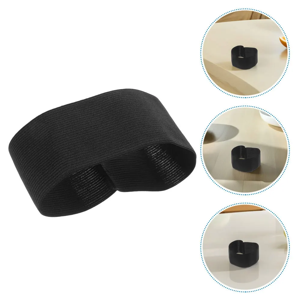

8Pcs Black Mourning Armbands Elastic Adjustable Funeral Memorial Bands for Football Running Basketball Arm Bands Black Football