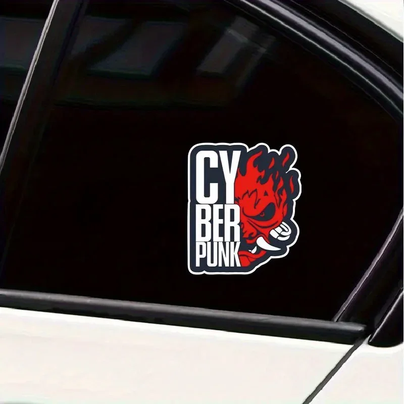 

1 шт. крутая наклейка в стиле кибер-панк, уникальная наклейка для персонализации ваших принадлежностей с футуристической панк-вибрацией