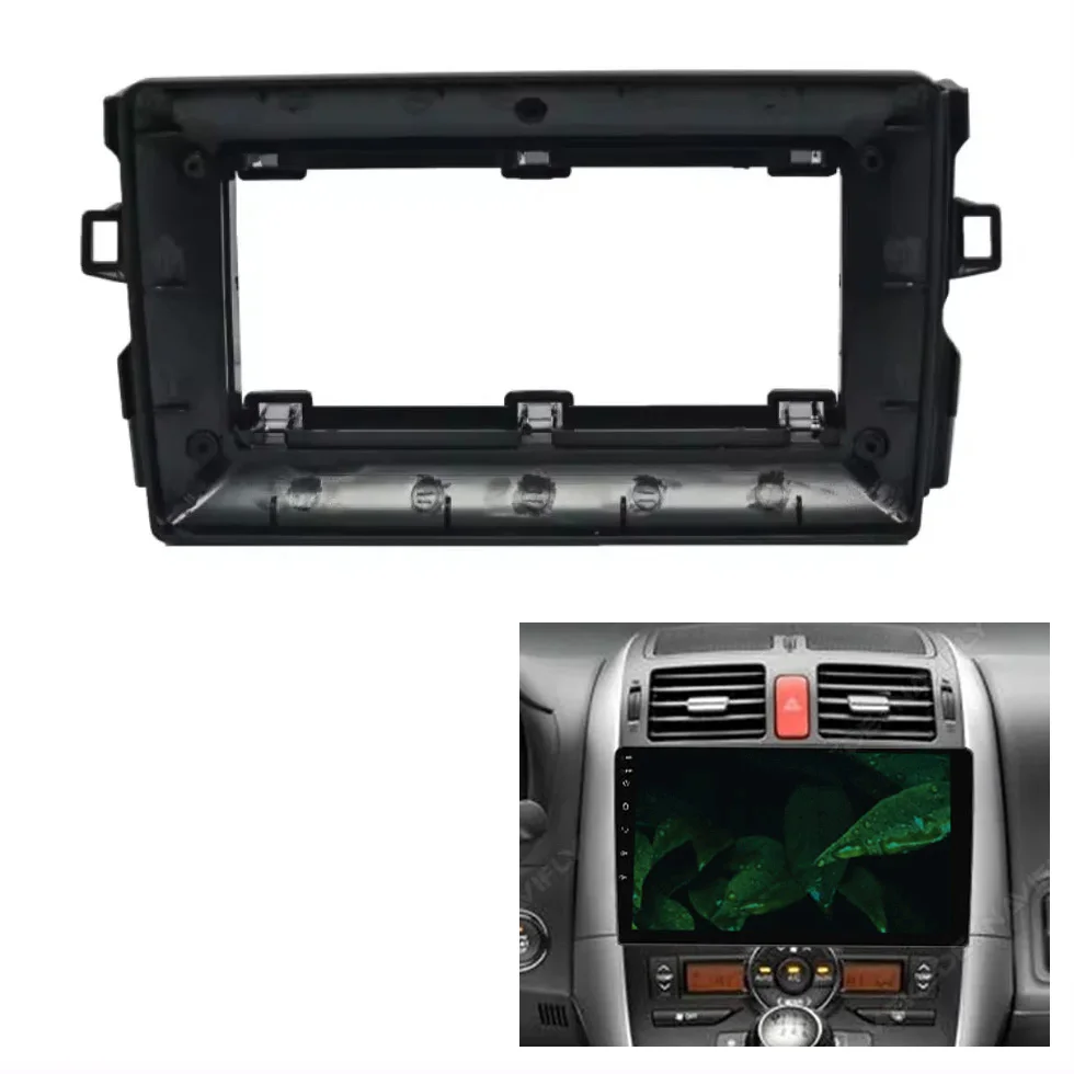 Car Android Radio Panel 9Inch For Toyota 2006-2011 Auris Dvd Stereo Panel Dashboard Installation Decoration Kit Face Frame Bezel