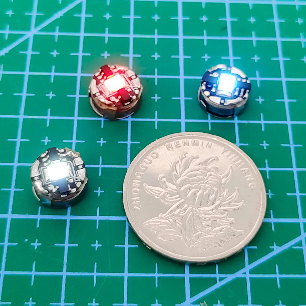 3 szt. Miniaturowa kontrola magnetyczna Model lampy LED bezprzewodowe zabawki świetlne Diy zestawy do robienia modeli do robotów/samochodów z baterią