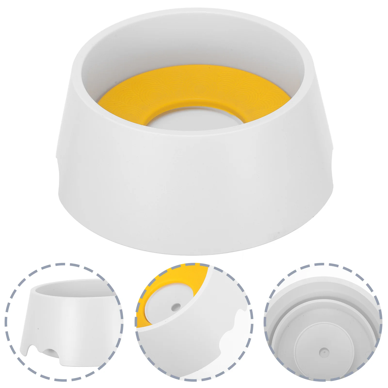 

Floating Water Bowl For Cats Small Dogs No Spill Pet Drinking Bowl Durable Abs Outdoor Indoor Use Dog Water Feeder