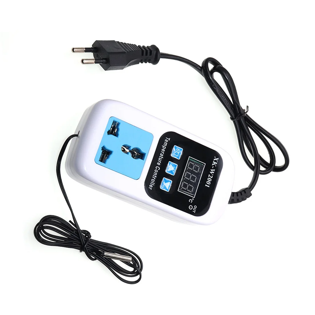 AEA4-XK-W2001 Digital Temperature Controller Socket AC 110-220V Thermostat Regulator Socket Outlet With NTC Sensor