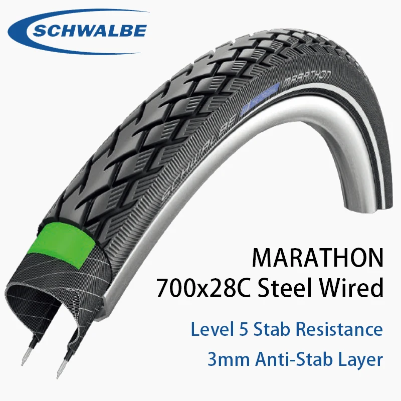 Schwalbe-防水性と防塵性のマウンテンバイクタイヤ,マラソン用タイヤ