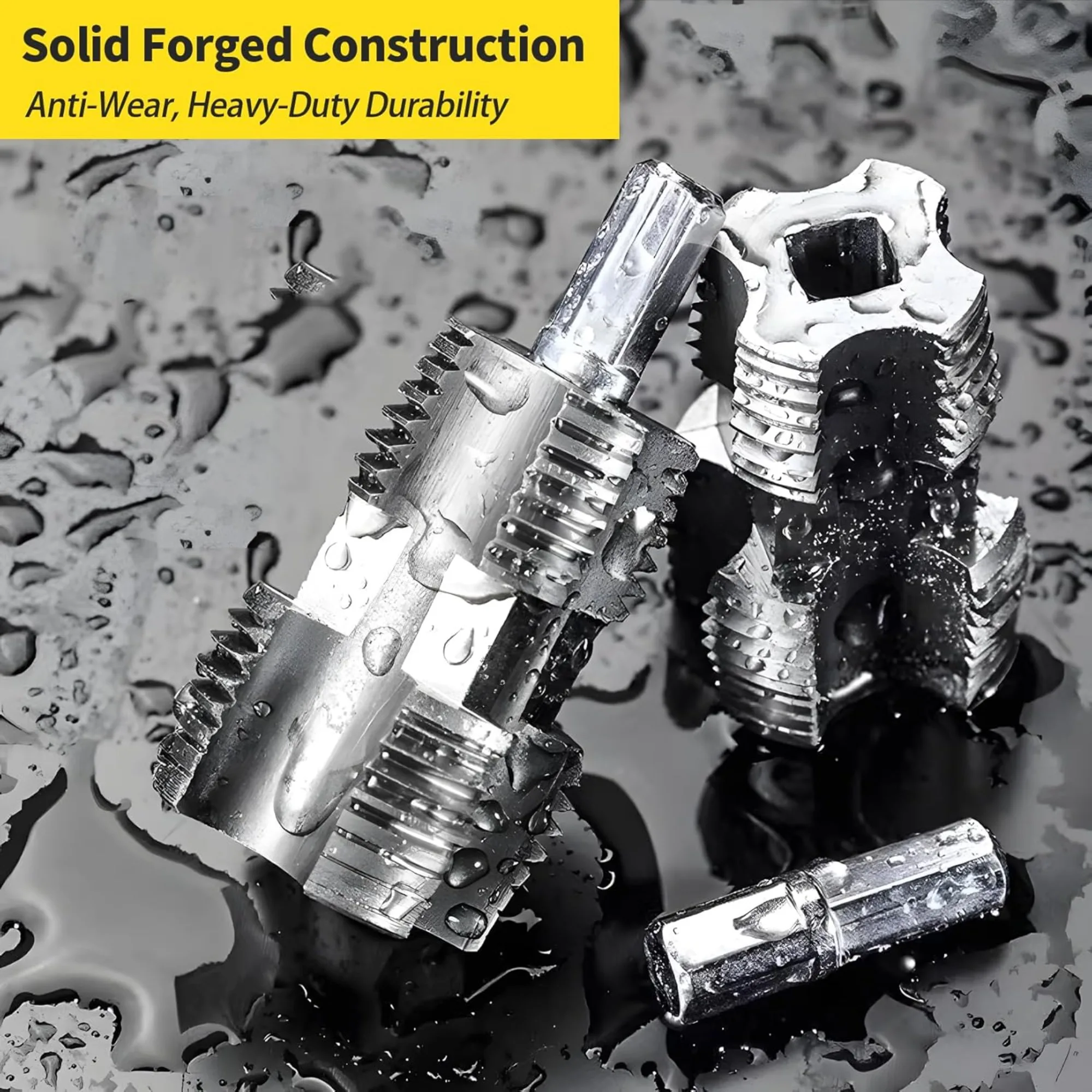 Elektrische boor PVC pijpinrijgerset, intern plastic pijpdraadsnijgereedschap met matrijzen 1/2" 3/4", omdraadgereedschap voor waterleidingen