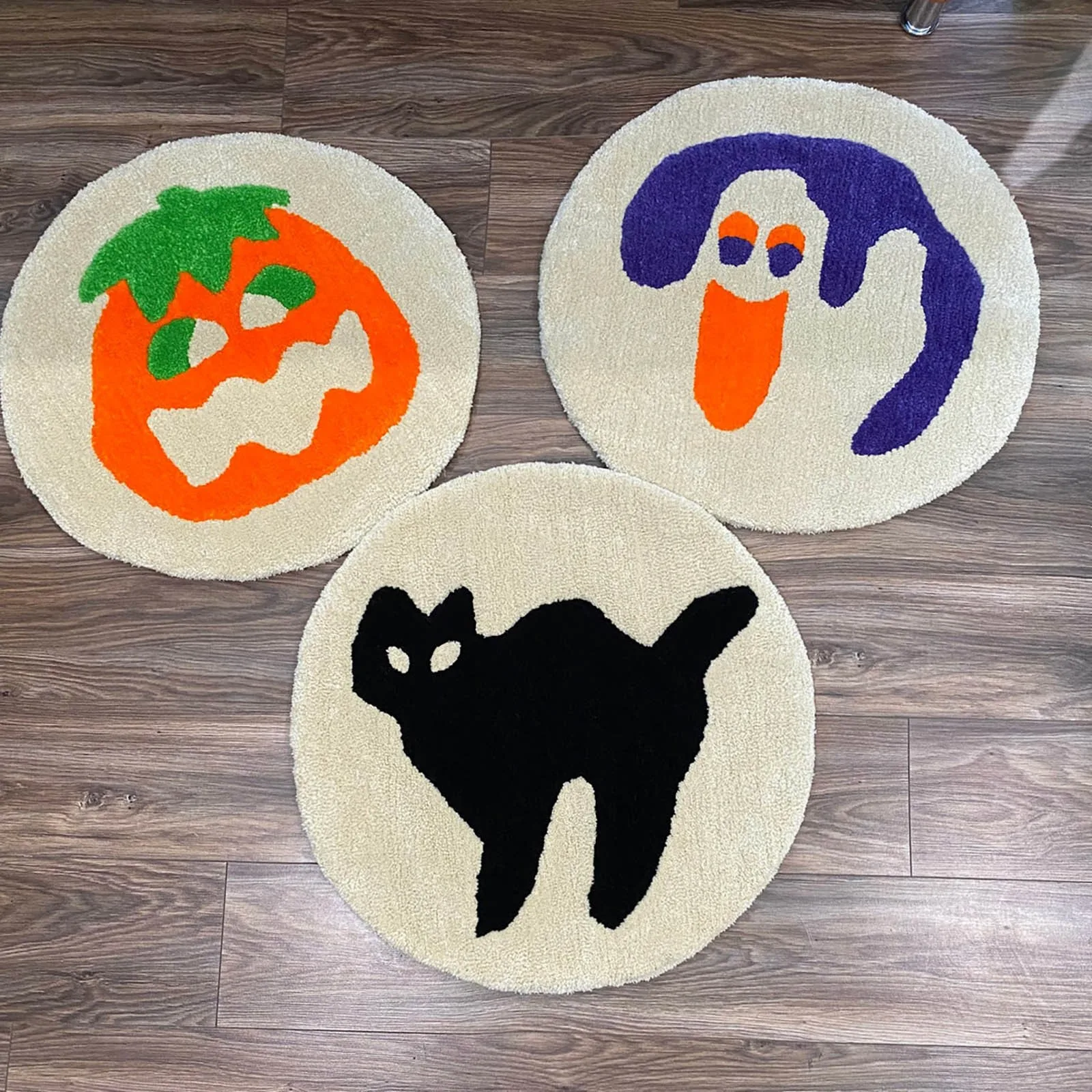 Halloween Cookie Pumpkin Doormat Decoration Decorative Pillow Home Realistic Food Snack Plushie Props DIY Gifts Party Supplies