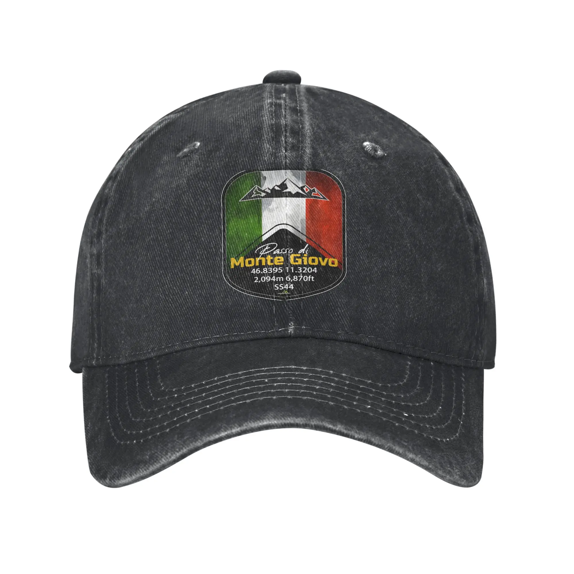 Passo Di Monte Giovo Jaufenpass ItalyA  Printed Caps Men Women Cotton  Trucker Hat Lerisure Wear Baseball Cap Adjustable