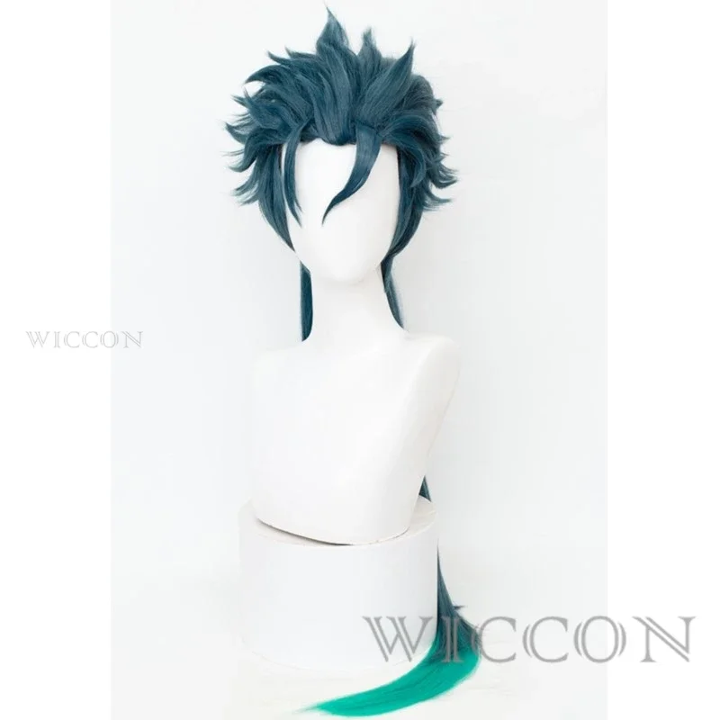 Wuthering Waves JiYan Cosplay Wig Green Long Hair Rover Chixia Sanhua Wig Midnight Rangers General Jinzhou Jue Wig For Women Men