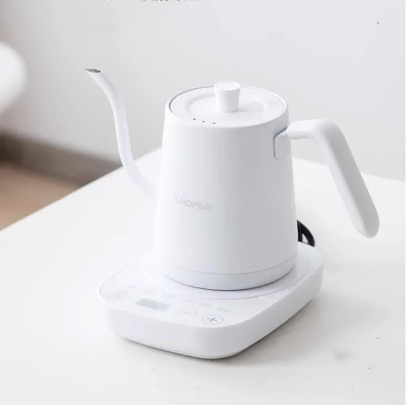 지능형 온도 제어 냄비, 가정용 미세 입 손 세척 커피 포트, 전기 물 냄비, 급속 가열 주전자, 800ml