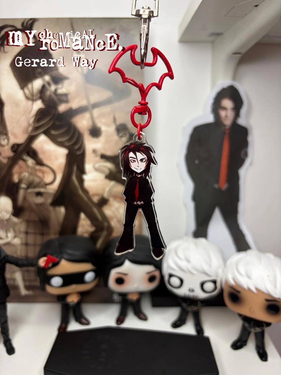 My Chemical Romance Acrylic Keychains Anime Keychains for Teens And Kids Keychain Anime Keychains Vinyl Keychains