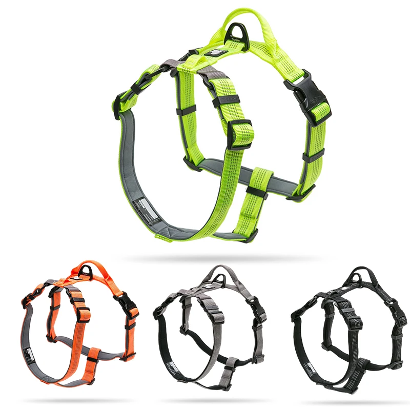 Winhyepet-Reflective Nylon Harness for Pets, Outdoor Vest, Luxury Dogs Accessories, Comfort Chest for Chihuahua,Bulldog,Puppy