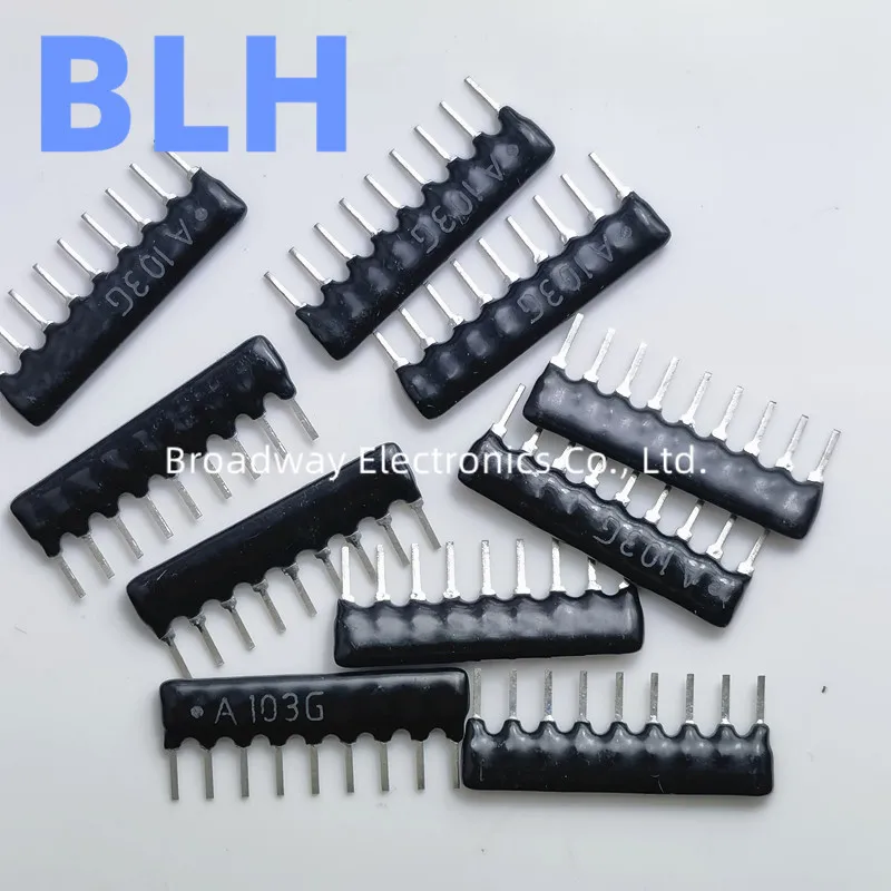 10PCS Commoned Resistor Network Array A type 9PIN A09 151 150R 181 180R 201 200R 221 220R 241 240R 271 270R 301 300R 331 330R