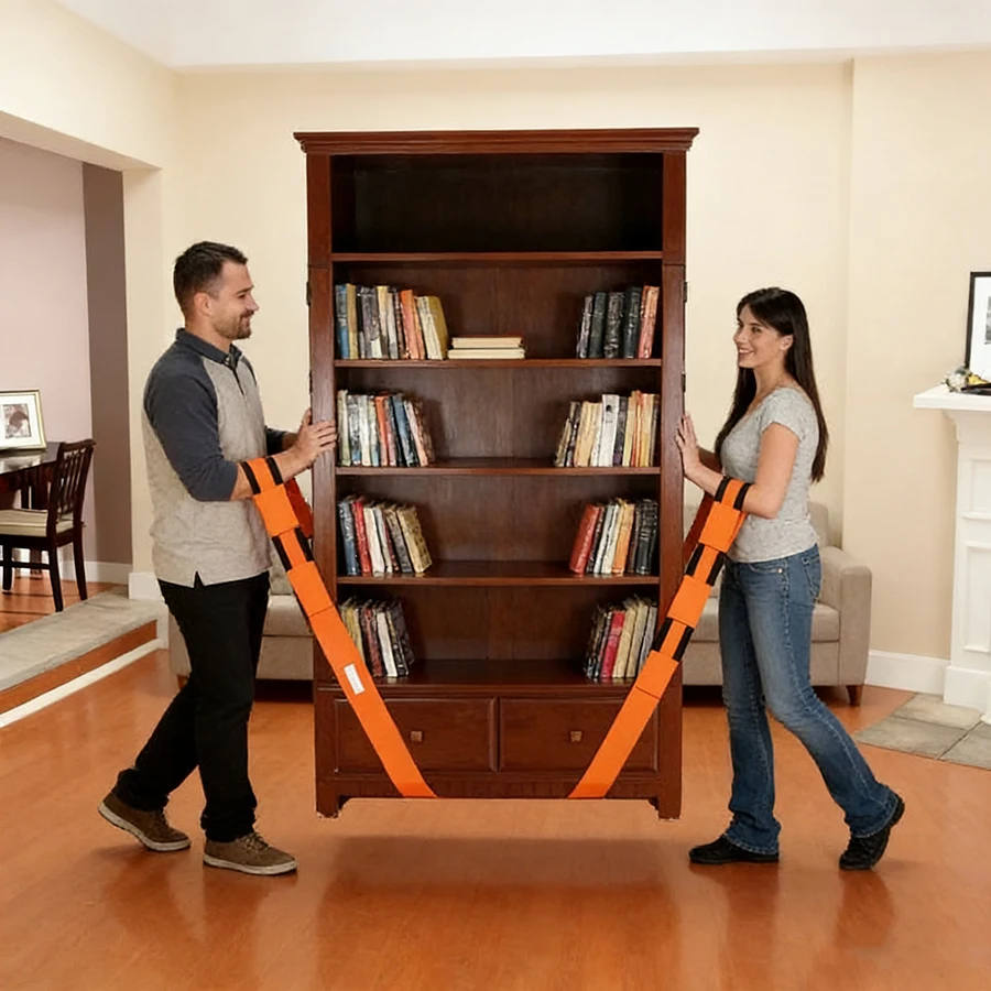 Reusable Durable Furniture & Electrical Handling Straps Labor-Saving Carrying Straps for Heavy Objects Moving