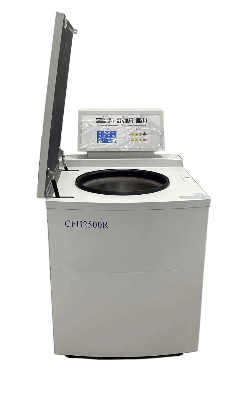 CFH2500R高速遠心分離機 25000r/min 大容量4000ml 血液バンク冷蔵庫遠心分離機に最適