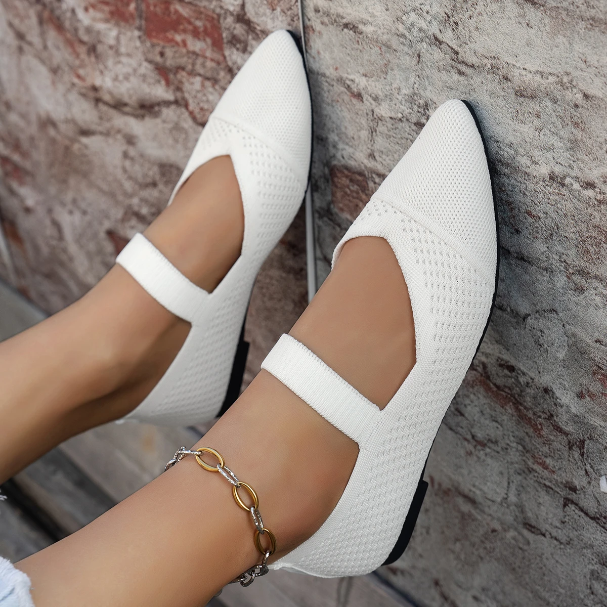 Dames Zomer Nieuwe Uitgeholde - Pointed Toe Flat recensie en prijs