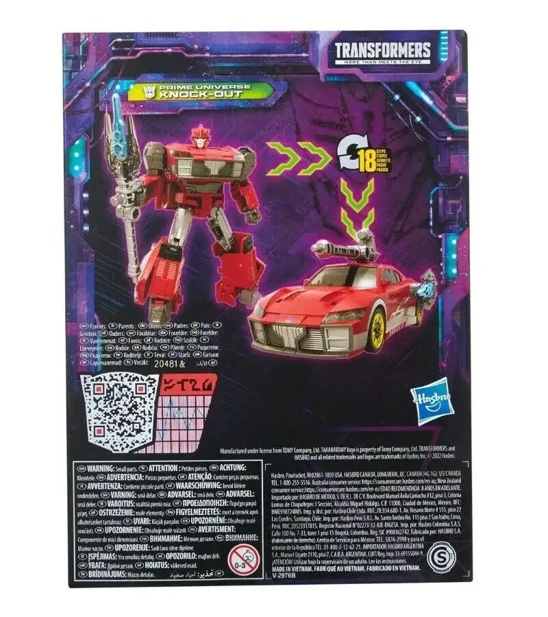 

Takara Tomy Hasbro Transformers Legacy Knock Out Deluxe Action Figure Robot Collection Hobby Ornaments Figure Toys Birthday Gift