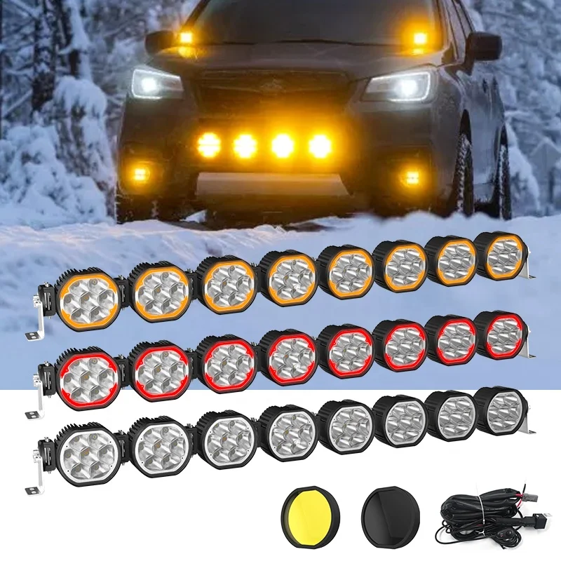 

Universal Outdoor 50 Inch Combo Beam Amber Vehicle Truck Car Spot Work Offroad Fog Driving LED Bar Light 4x4 For Car