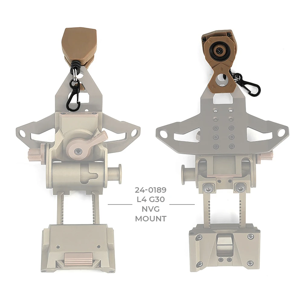 L4 G30 G70 NVG Mount with Three-Hole Bracket Lanyard For Helmet Accessories Hunting Night Vision Mount