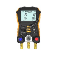 Hti Ht-750 Digital Hvac Vacuum Manometer Manifold Refrigerant Pressure Gauge Set Leakage Air Conditioner Tester Meter