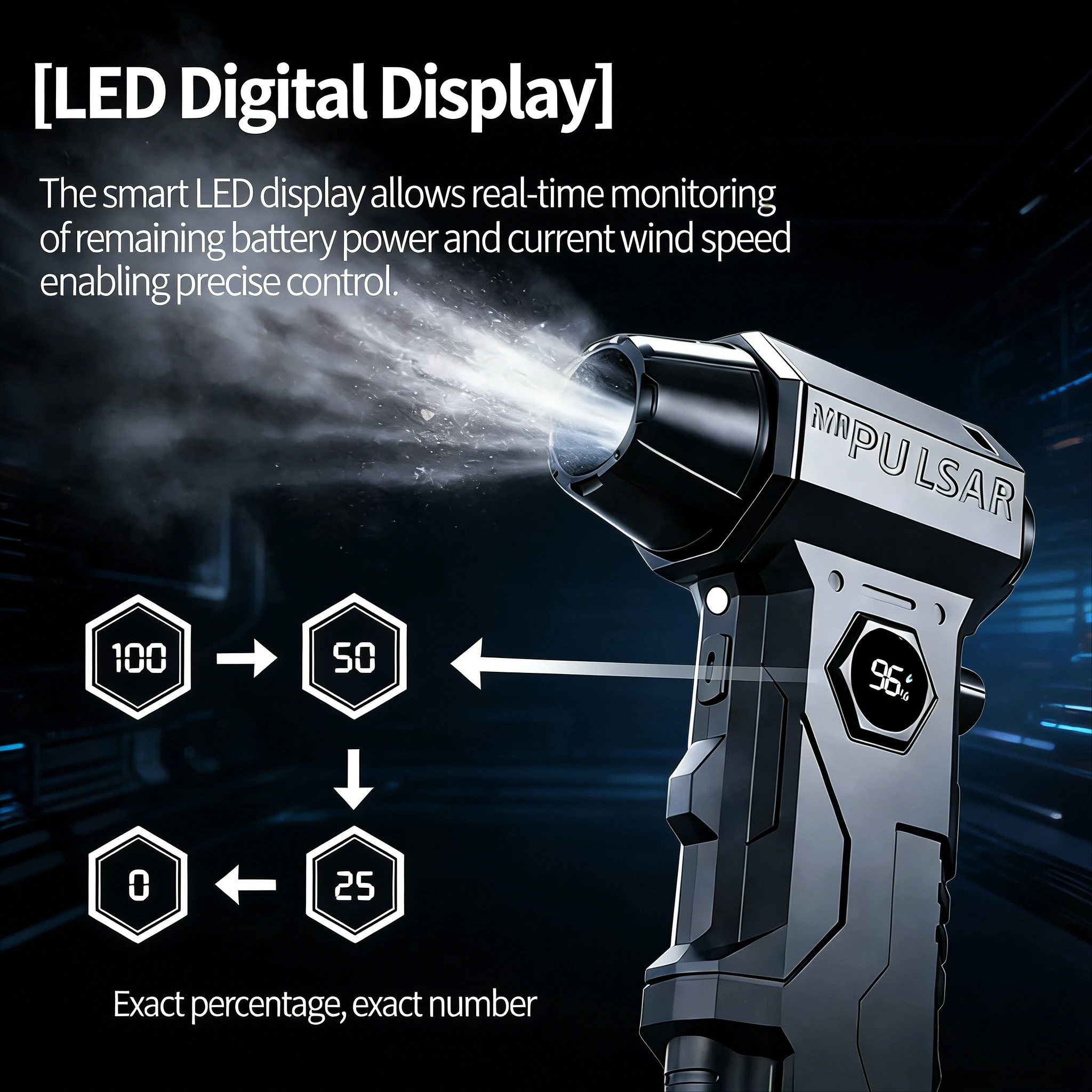 

Высокоскоростное устройство для уборки X7 3-в-1 | Портативный пылесос, воздуходувка и воздушный насос для автомобиля, компьютера и офиса