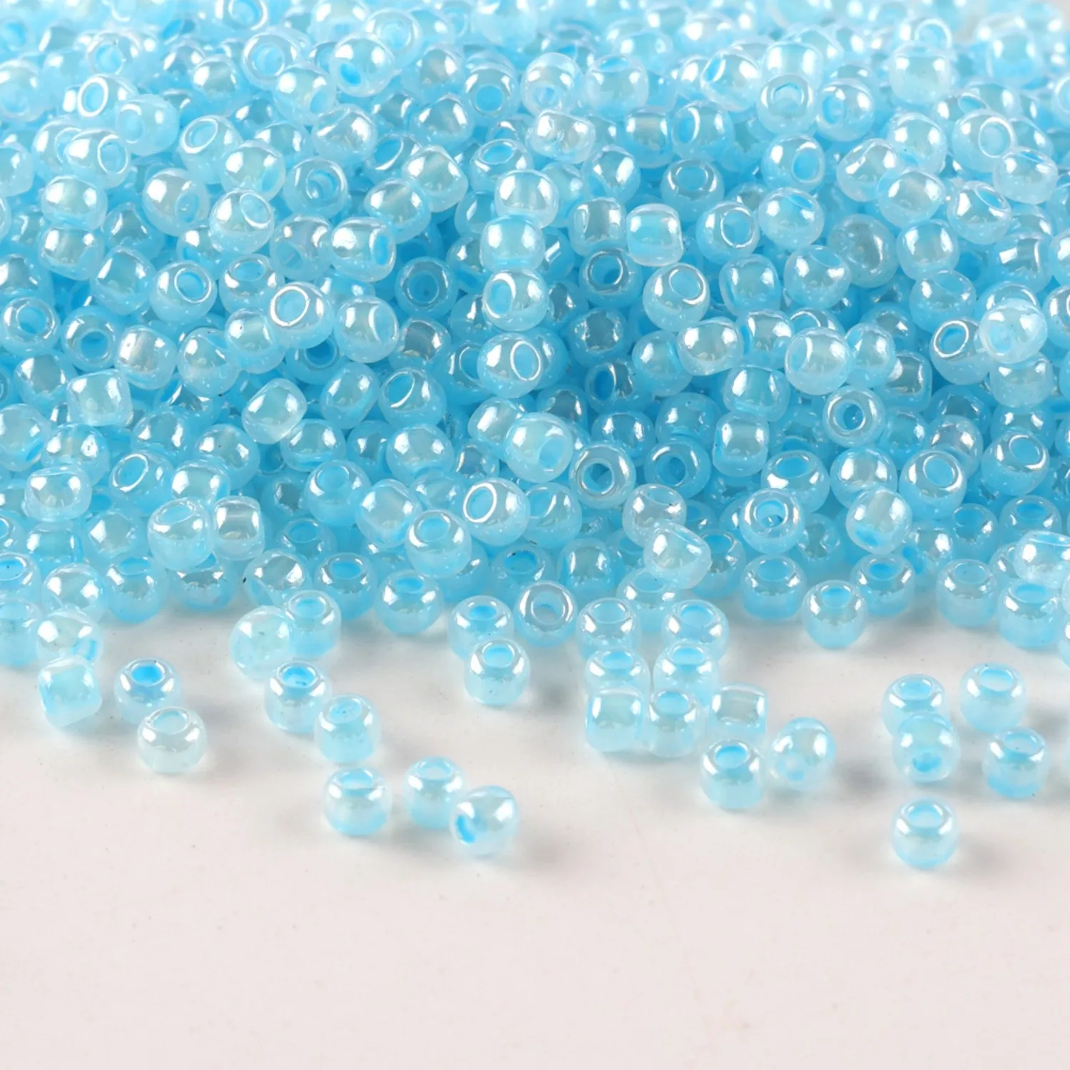 Hochwertige Glasperlen der Cream Series CJ für Schmuckherstellung, 10g/Tube, geeignet für alle Arten von DIY-Näharbeiten und anderen Bastelprojekten. – Detail 7