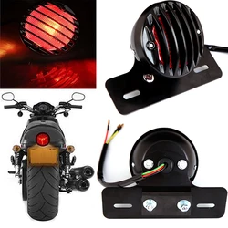 Motocicleta Rear Tail Brake Stop Light, Lâmpada para Bobber, Chopper, CAFE, Racer, Street Glide, Softail, Scooters, Road King, Sportster 883