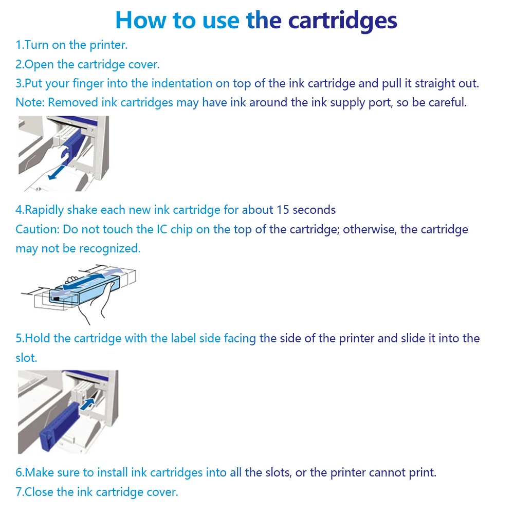 T7251 T725A T7251-T7254 Compatible Ink Cartridge Filled With Textile Ink For Epson SureColor F2000 F2100 F2130 F2150 700ML/PC