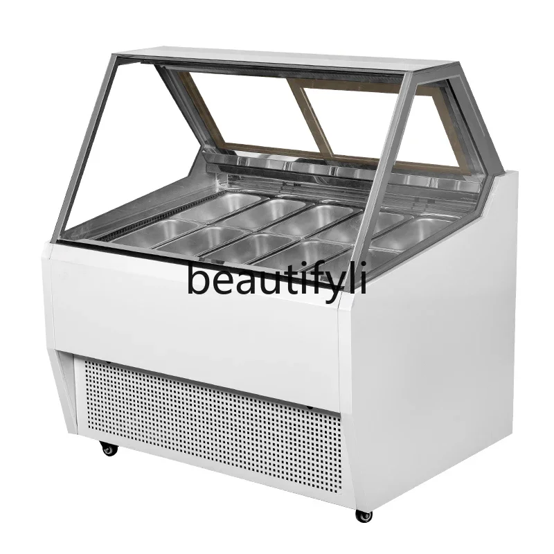 Display cabinet Commercial low temperature frozen ice cream cabinet