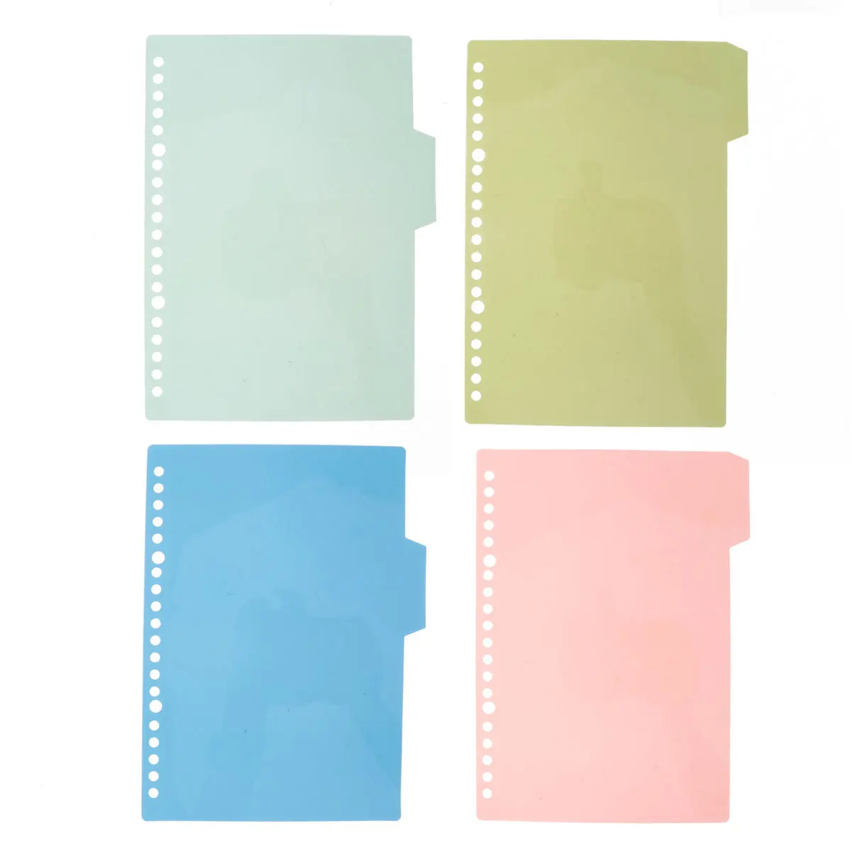 

BUTIFULSIC 20 Page Dividers for Notebook File Index Tabs Bookmark Office School Stationery Supplies Red