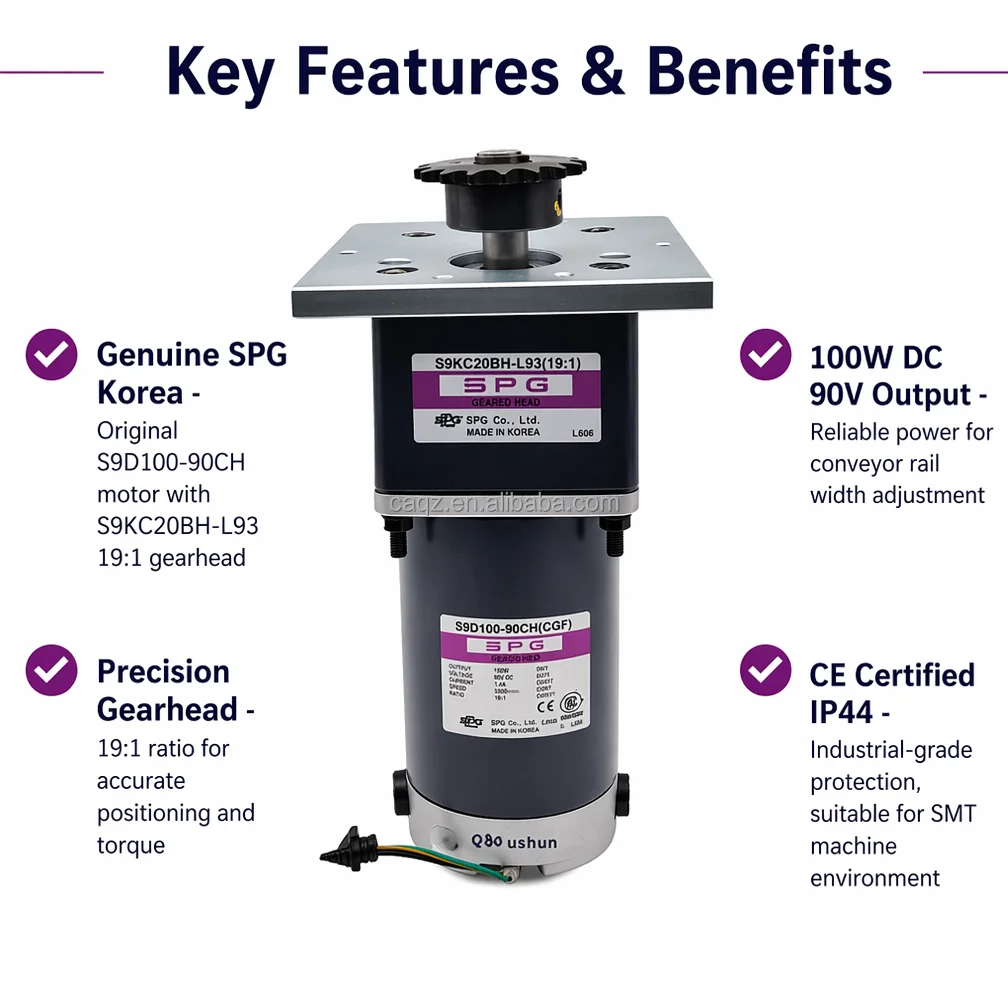 SPG Width Adjustment Motor S9D100-90CH for Heller Reflow Furnace Belt Drivers