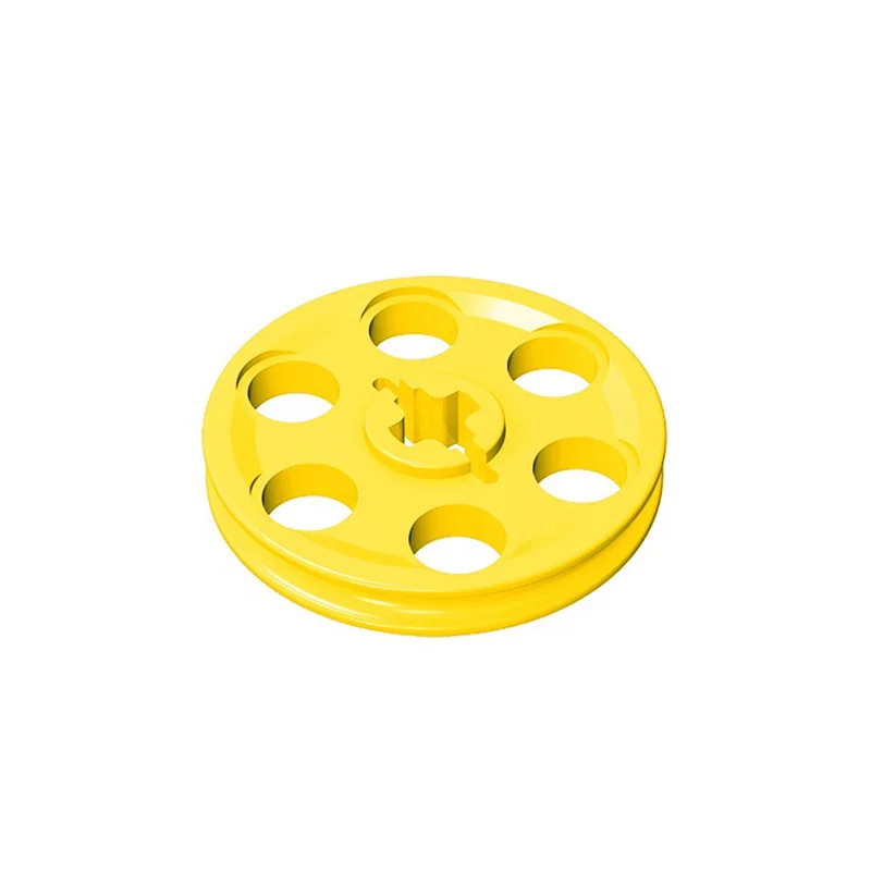 10pcs MOC Brick Parts 4185 2786 49750 65668 High-Tech Wedge Belt Wheel Pulley Compatible Building Block Particle Kid Brain Toy