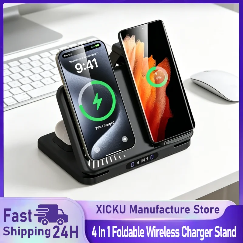 4-in-1-デュアルフォンワイヤレス充電スタンド-iphone-17～12-samsung-s25-xiaomi-airpods-pro-apple-watch-11～2対応-磁気急速充電