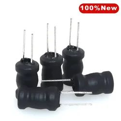 5PCS 1000mH 10 * 15.5mm Power Inductor 1H Inline Inductor 1000000uH DIP-2
