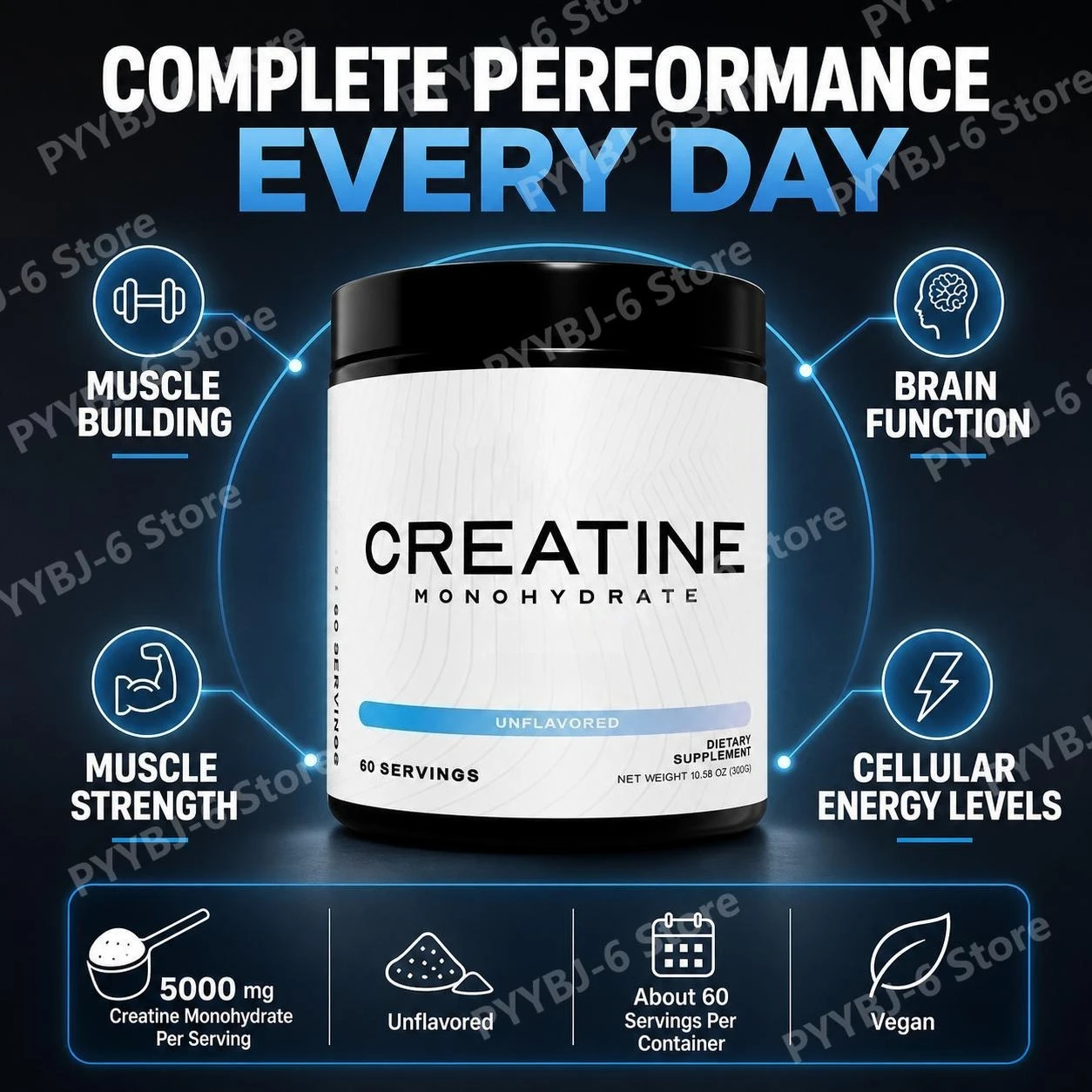 مسحوق الكرياتين مونوهيدرات 300 - مراجعة Creatine Monohydrate Powder وسعره