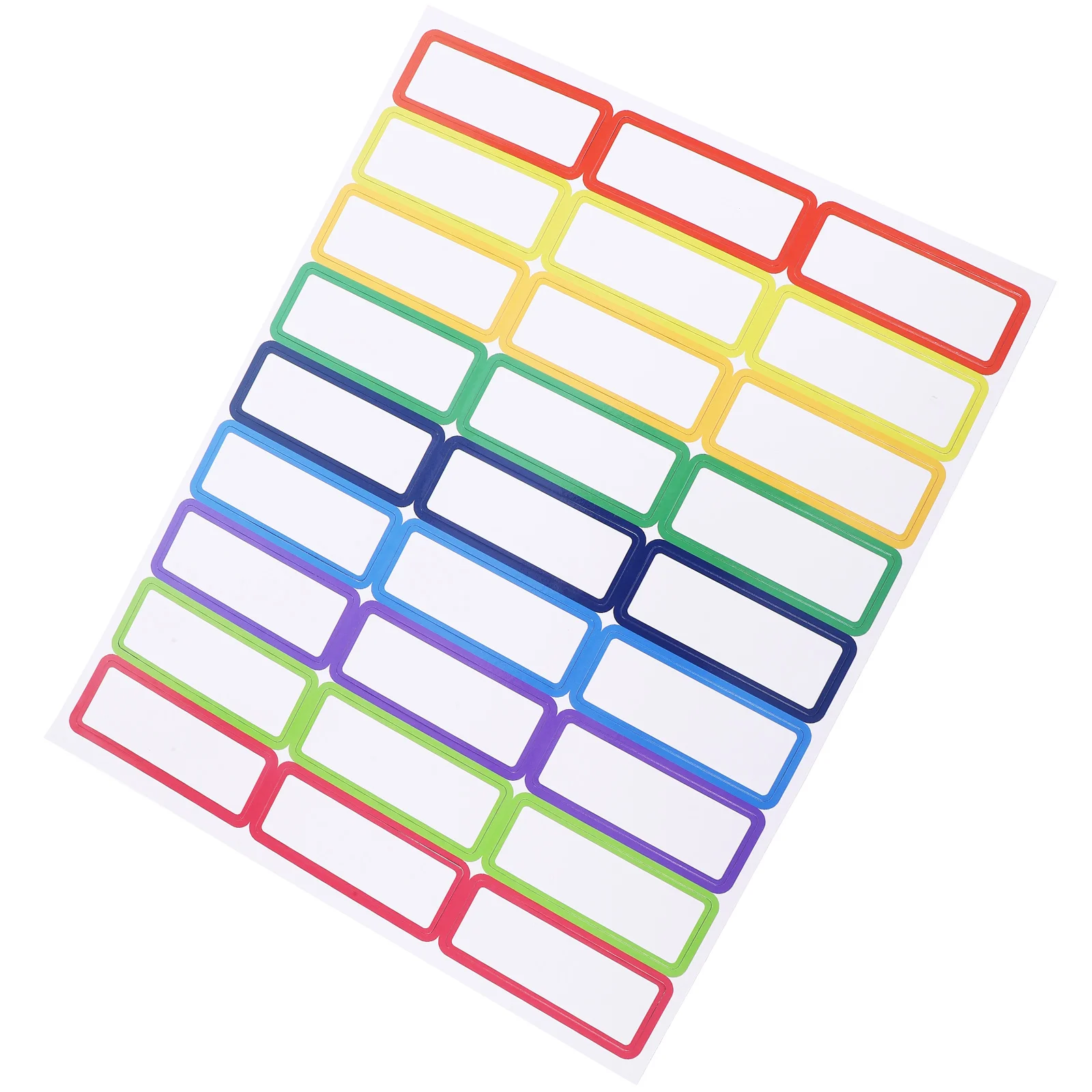 27 Pcs Office Name Tag Sticker Blank Tags Small Label Stickers Gift Notes Adhesive Labels Classified Marking