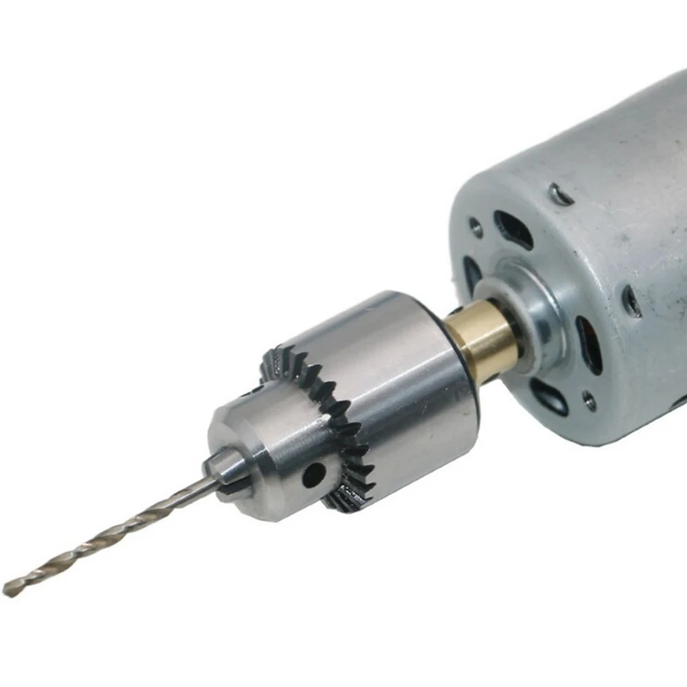 Mikromotor-Bohrfutter, Spannbereich 0,3–4 mm, konisches Bohrfutter mit Spannschlüssel, 3,17 mm, Messing, Elektromotor-Werkzeug, Handwerkzeug – Detail 8