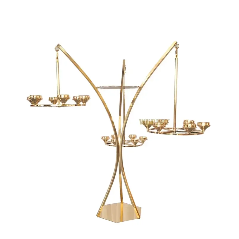 Wholesale Glass Tubes Candle Holder Wedding Candlestick Wedding Table Centerpieces for Party Hotel Decor