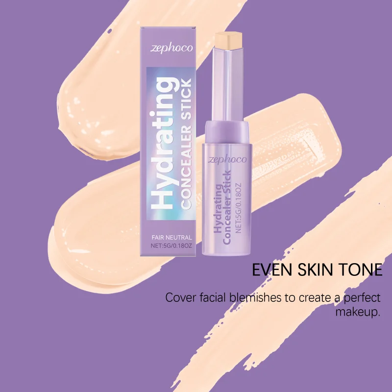 Bâton correcteur ivoire naturel hydratant léger visage moyen point culminant Contour couleur tenant bâton de maquillage pour le contour naturel