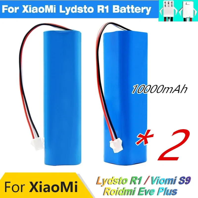 For XiaoMi Viomi S9 Lydsto R1 Roidmi Eve Plus Rechargeable Li-ion Battery Robot Vacuum Cleaner R1 Battery Pack