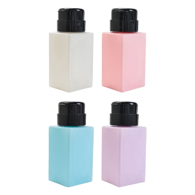 Salon Pump Dispenser Bottles For Effortless Liquid Application Holds Makeup Remover Container 220ml Drop Shipping